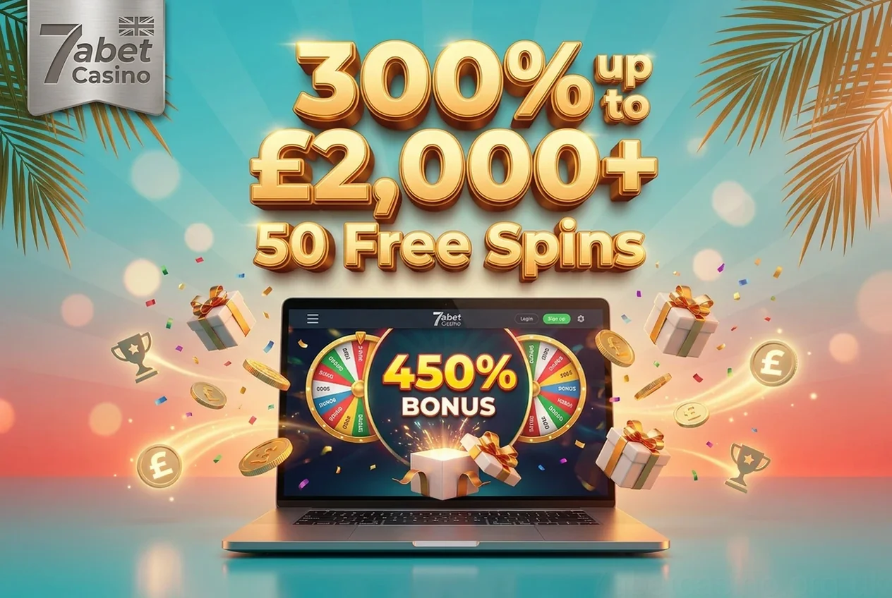 300% up to £2,000+ 50 Free Spins